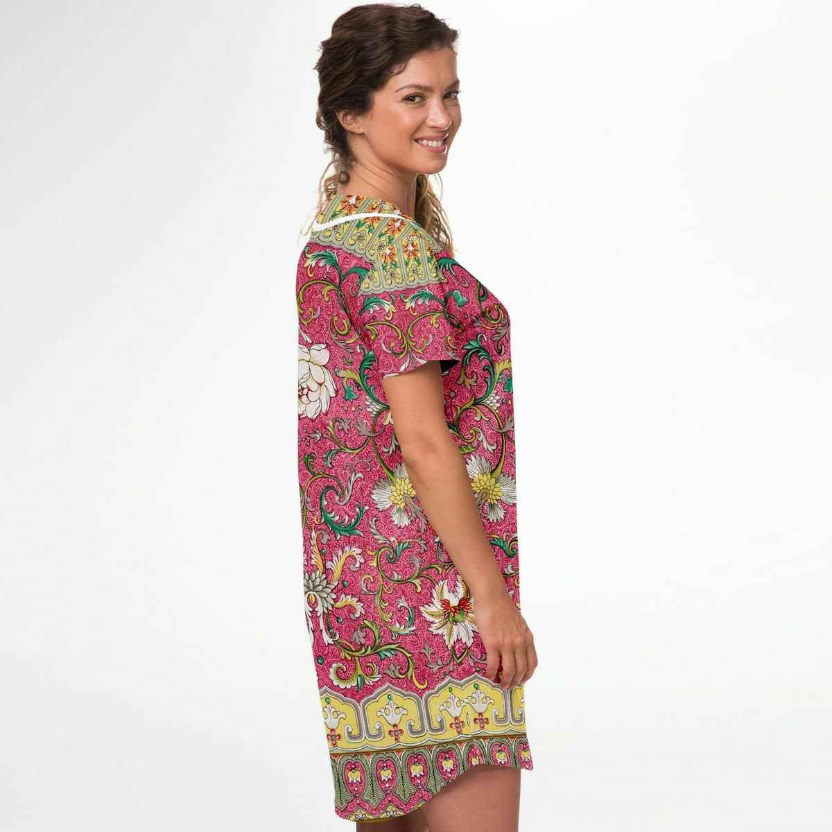 Vintage Art Nouveau Baseball Jersey Dress