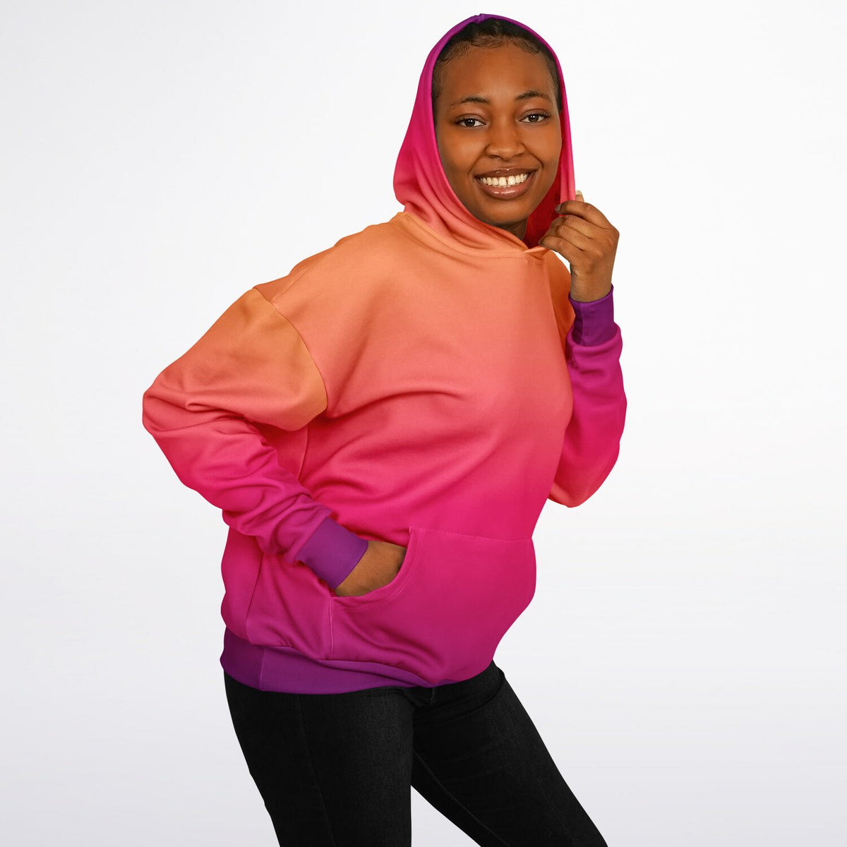 Sunset Ombre Heavyweight Oversized Hoodie