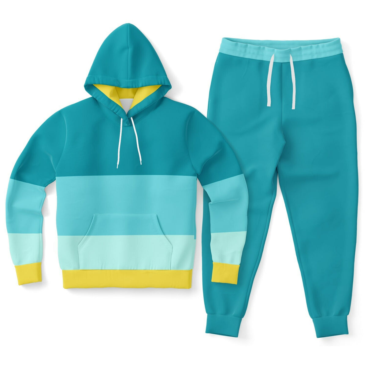 The Beach Colour Block Hoodie and Jogger set