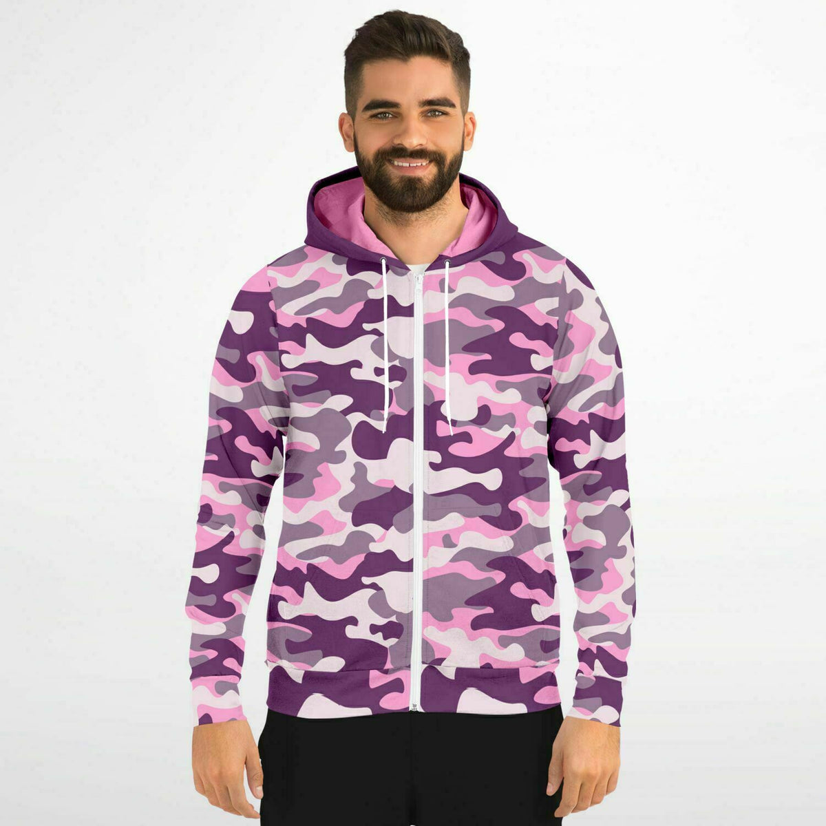 Urban Camo Zip-Up Hoodie
