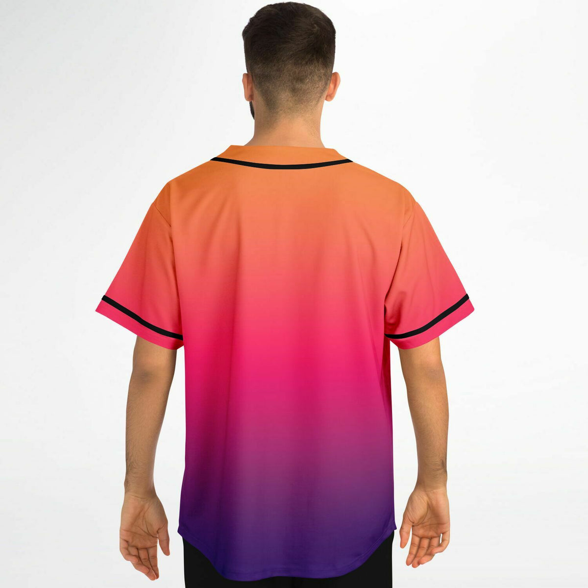 Baseball Jersey - Ombre Midnight Sunset