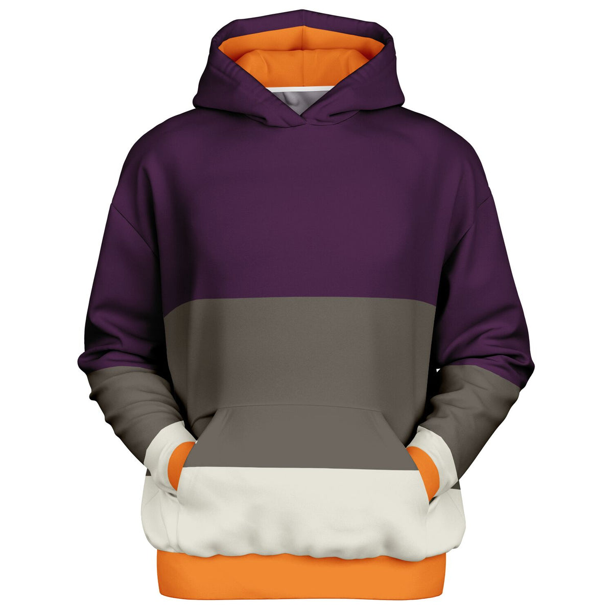 Heavyweight Oversized Hoodie Colour Block