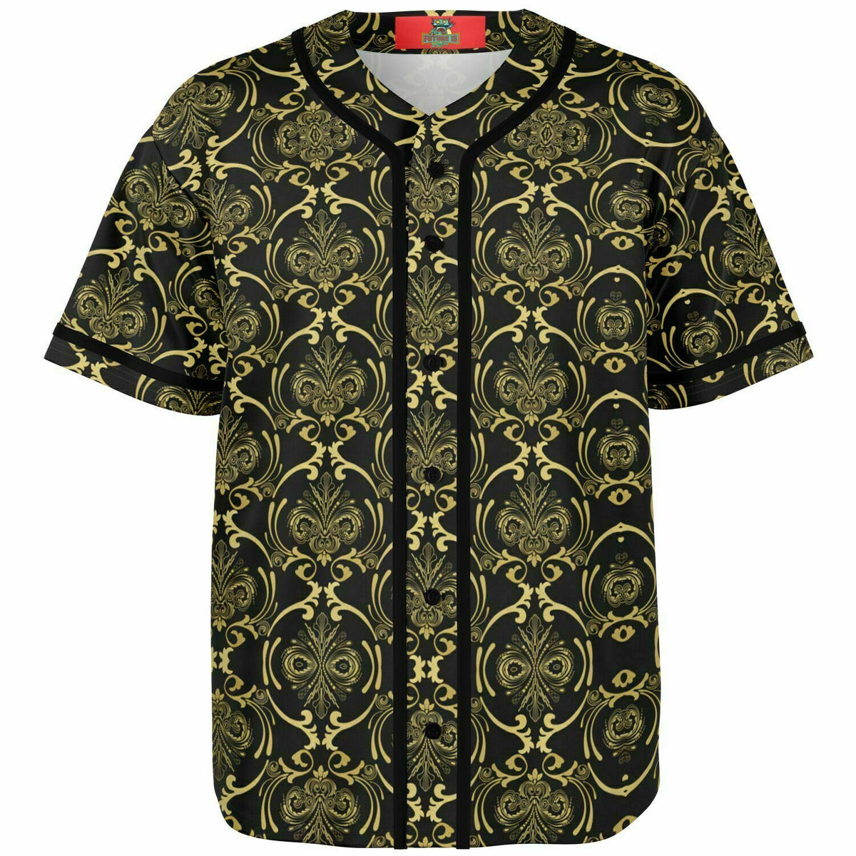 Art Deco Gold Baseball Jersey