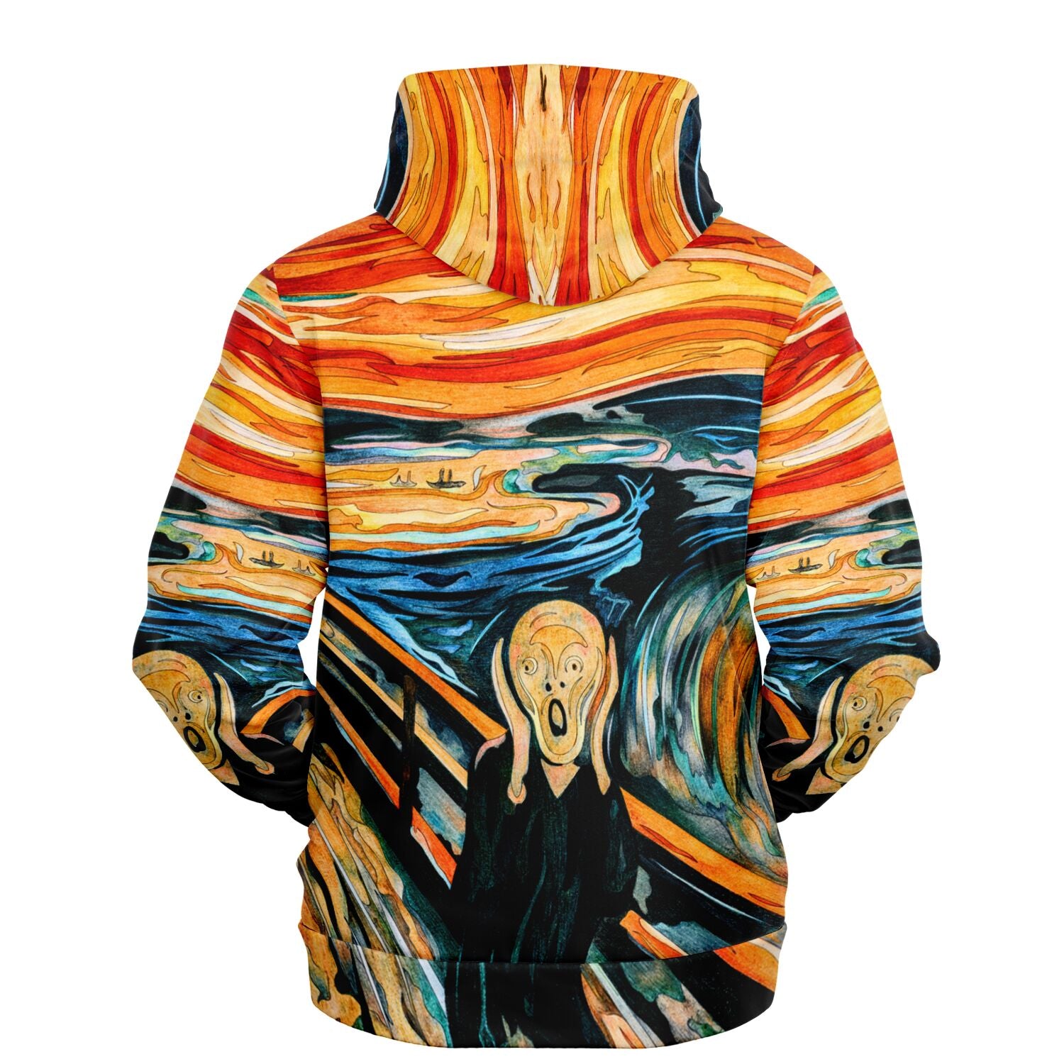 "The Scream" Pullover Art Print hoodie - Edvard Munch