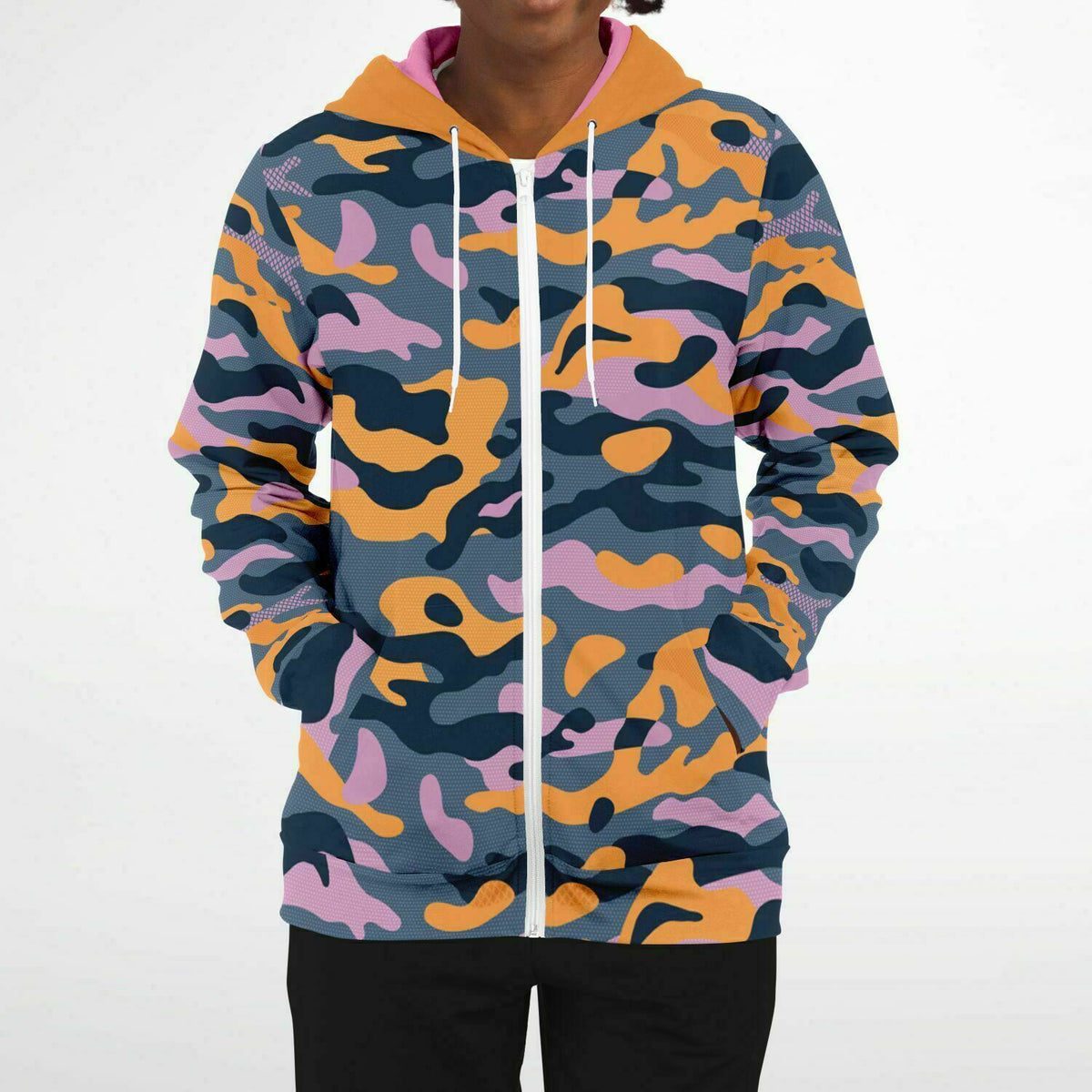 Urban Camo Zip-Up Hoodie