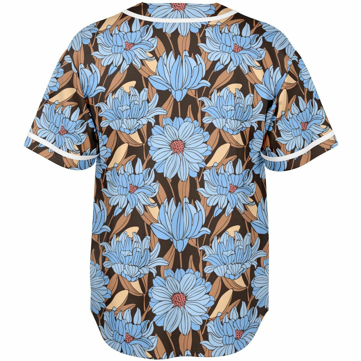 Art Nouveau Floral Baseball Jersey