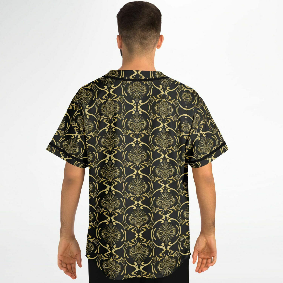 Art Deco Gold Baseball Jersey