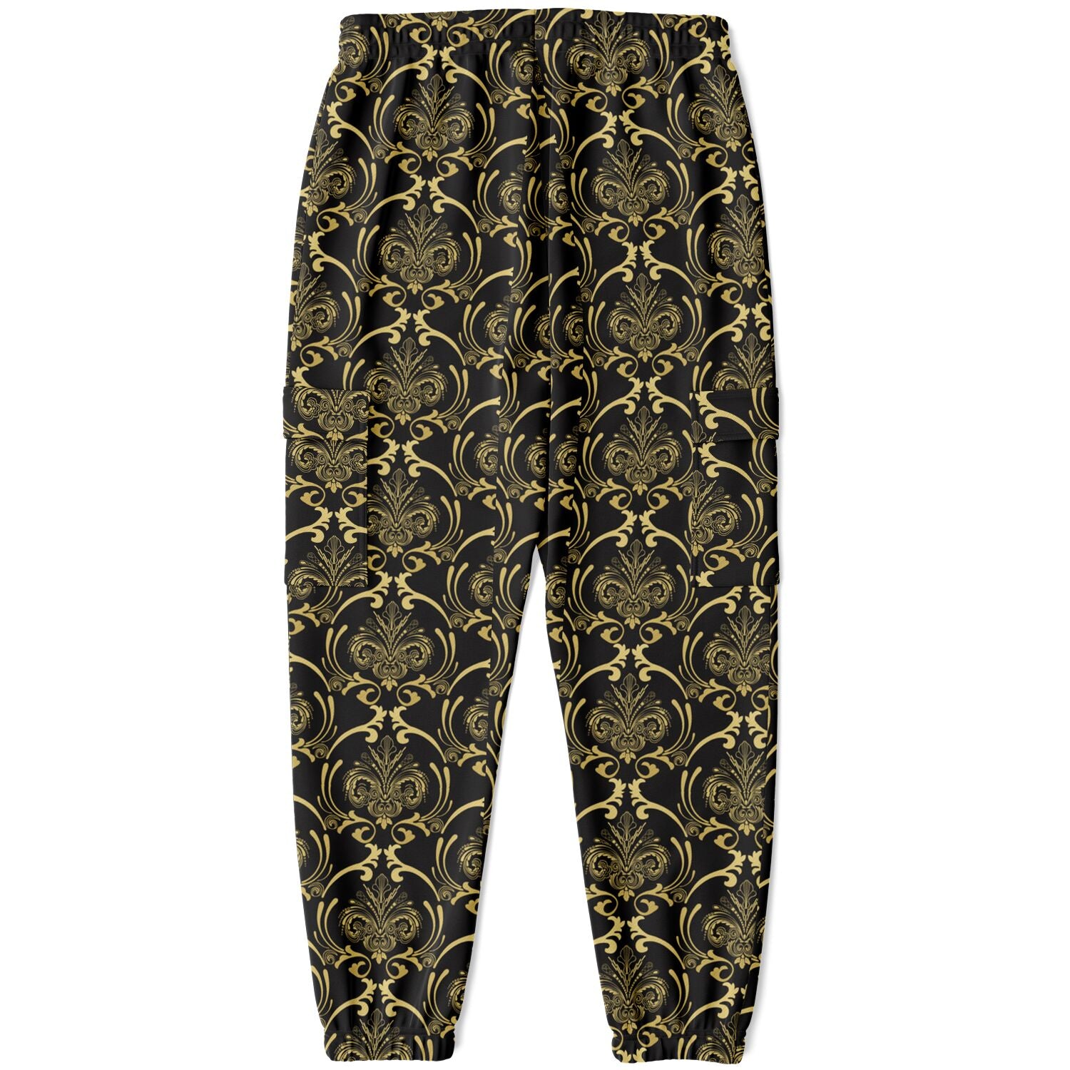 Art Deco Athletic Cargo Sweatpants - AOP