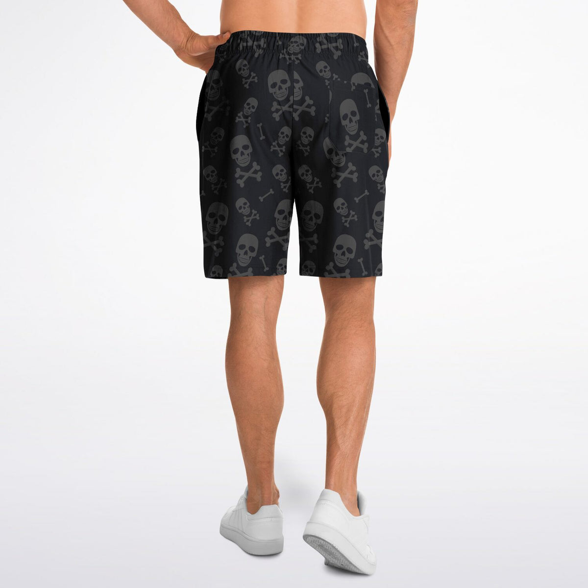 Skull and crossbones long shorts