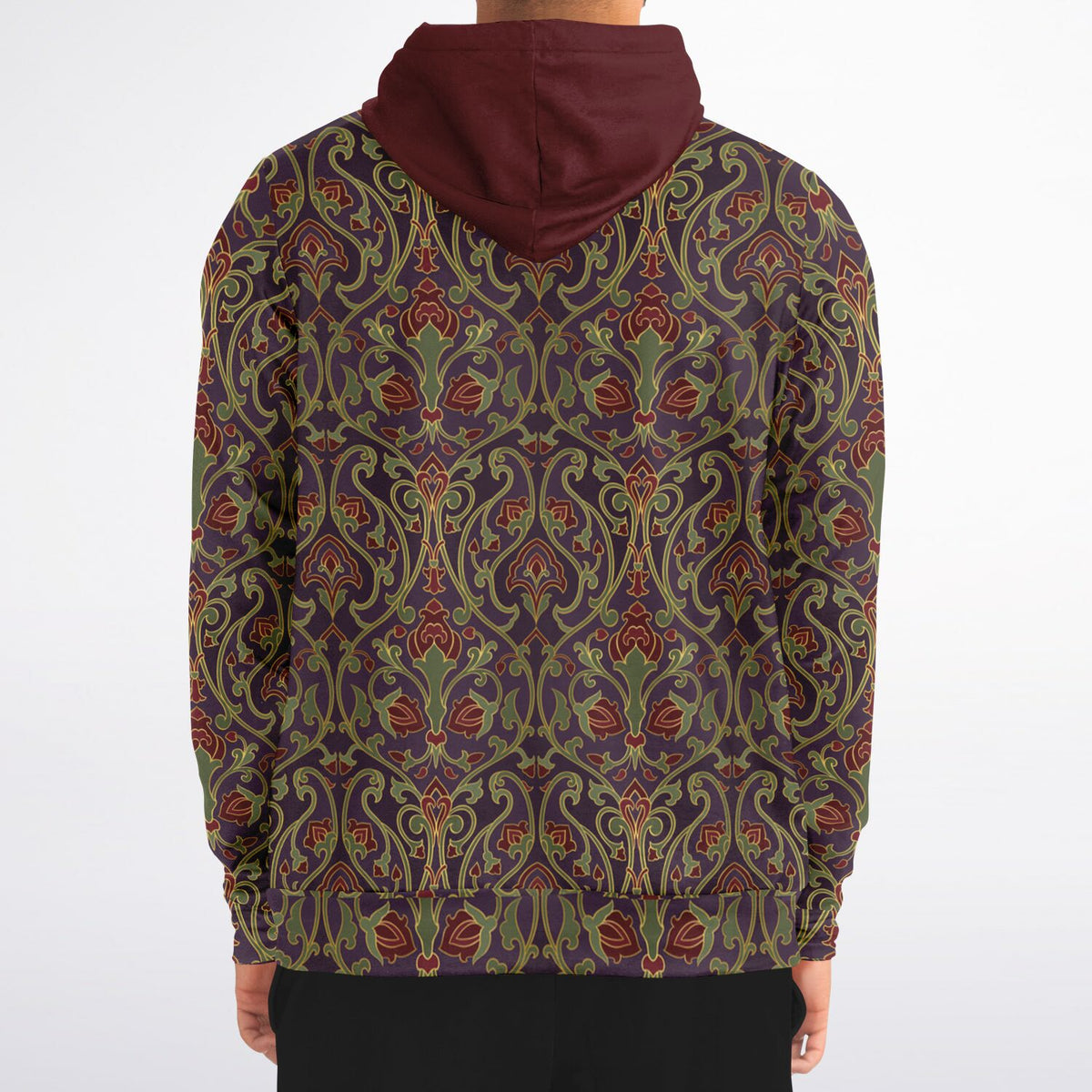 Art Deco Zip-Up Hoodie