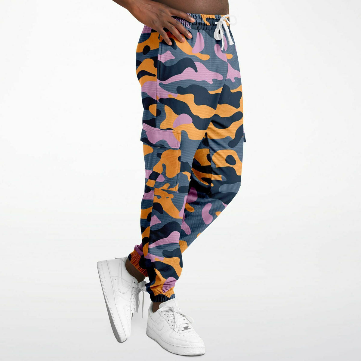 Y2K Urban Camo Sportliche Cargo-Jogginghose - AOP 