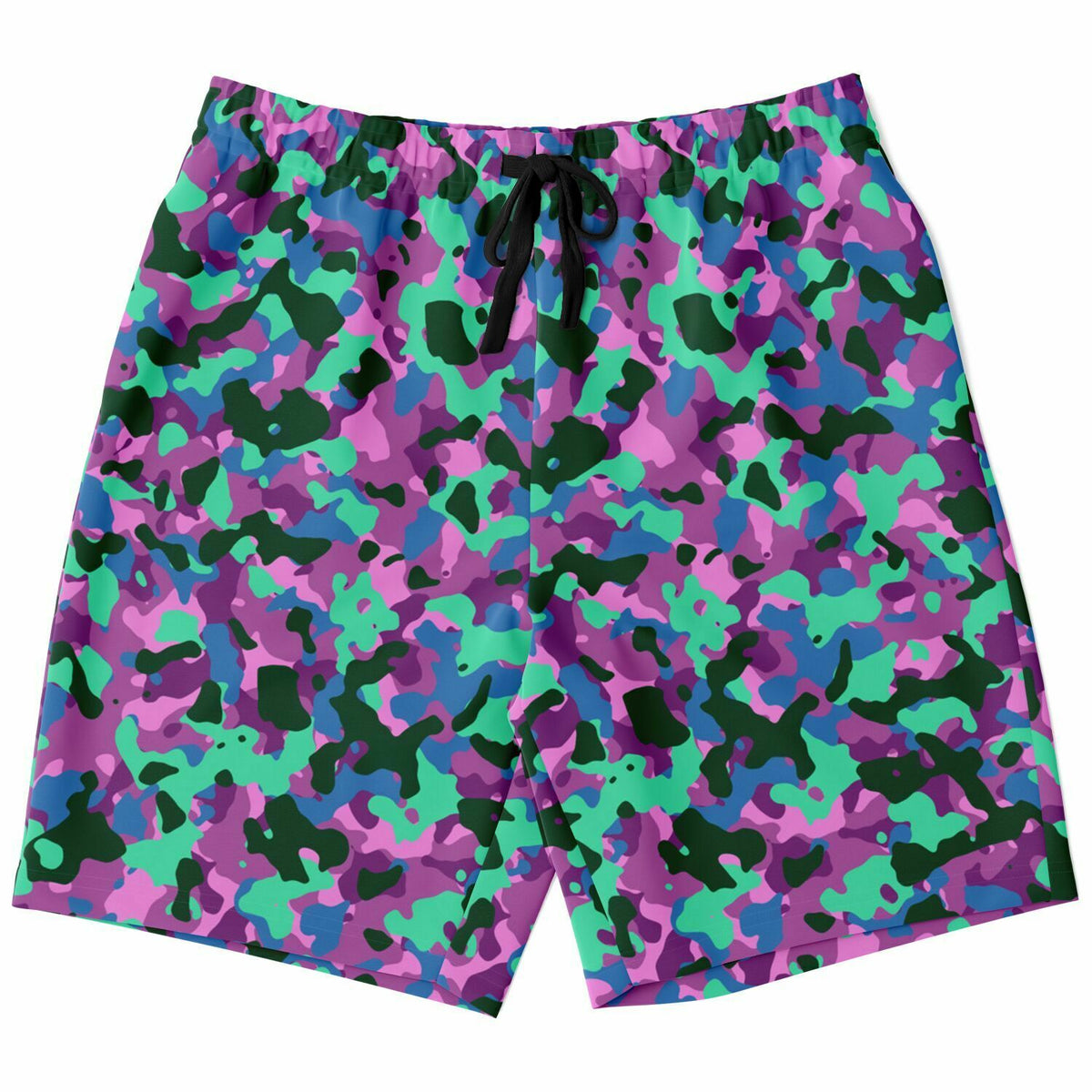 Sportliche lange Shorts im Y2K-Tarnmuster 