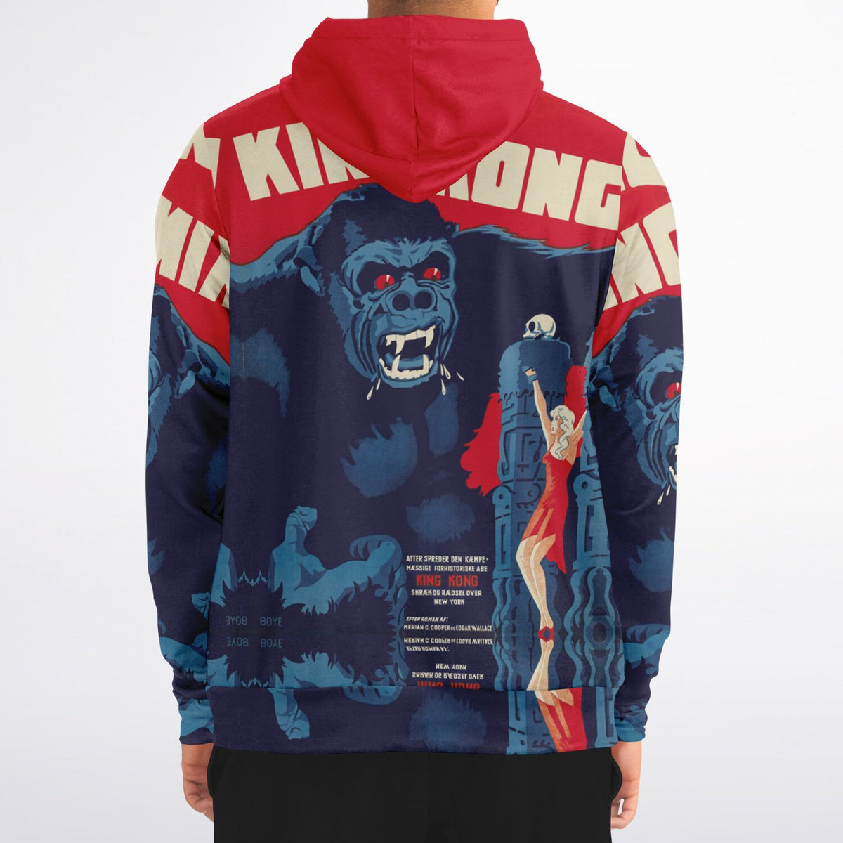 Vintage King Kong Zip-Up Hoodie