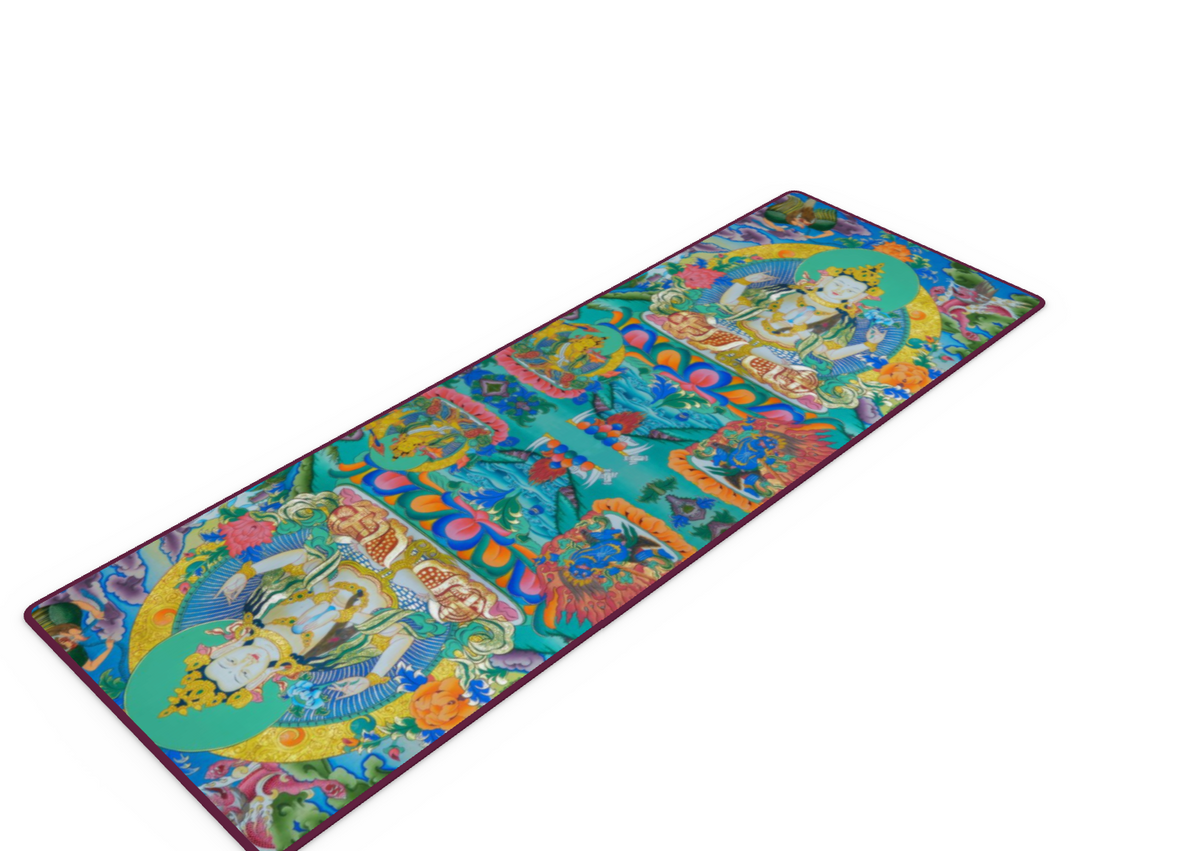 Chenrezig Thangka Yoga Mat