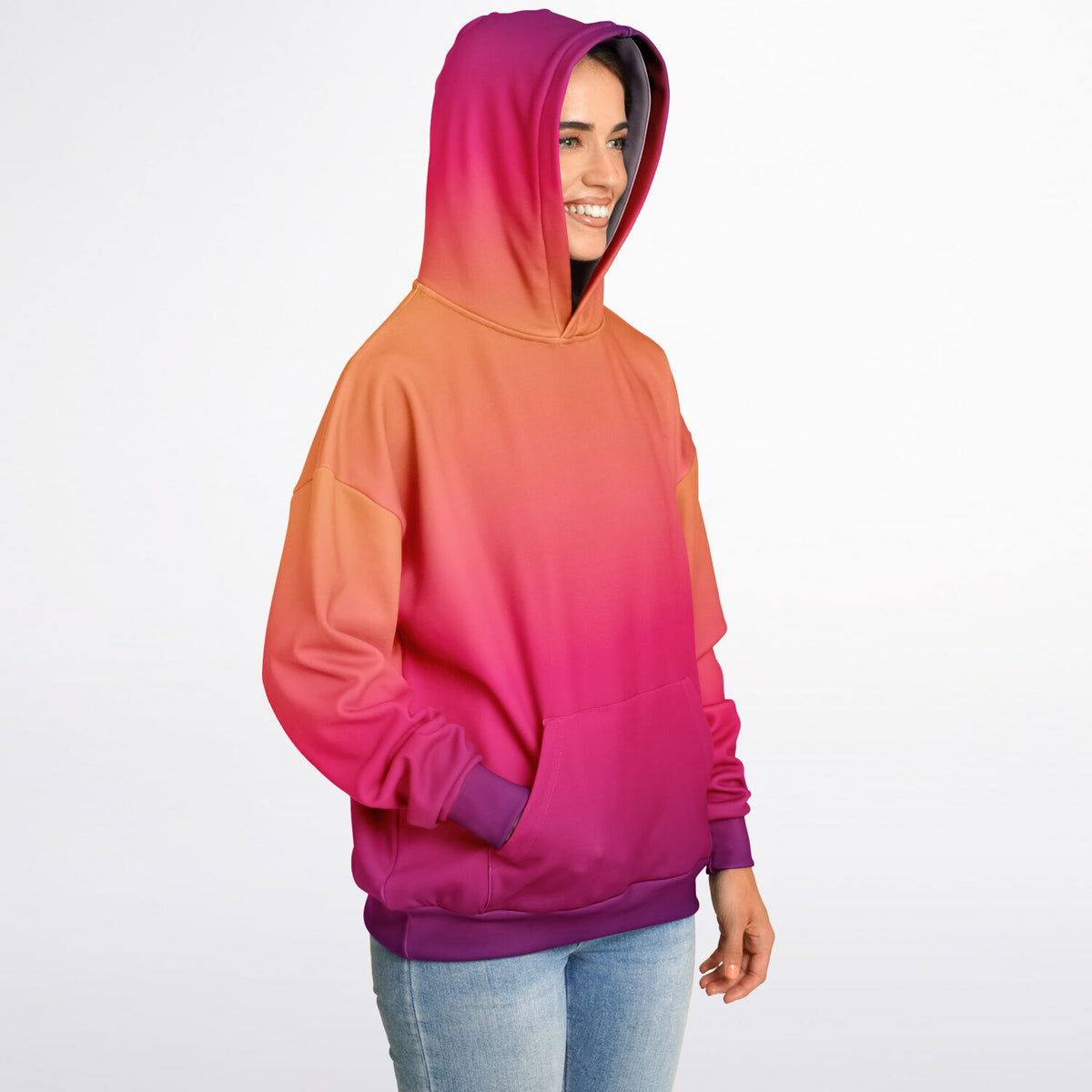 Sunset Ombre Heavyweight Oversized Hoodie