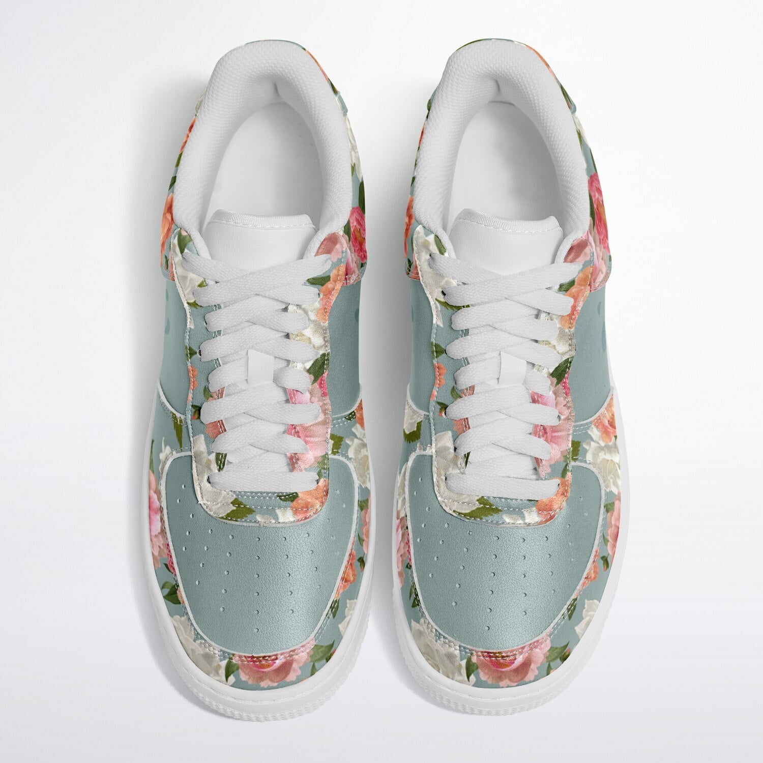 Vegane Sneakers mit Blumenmuster 