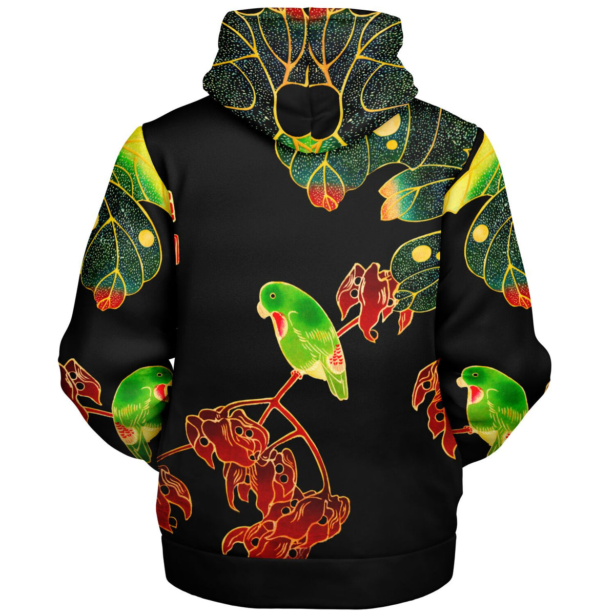 Japanese Art Fleece Hoodie - Ukiyo-e Style