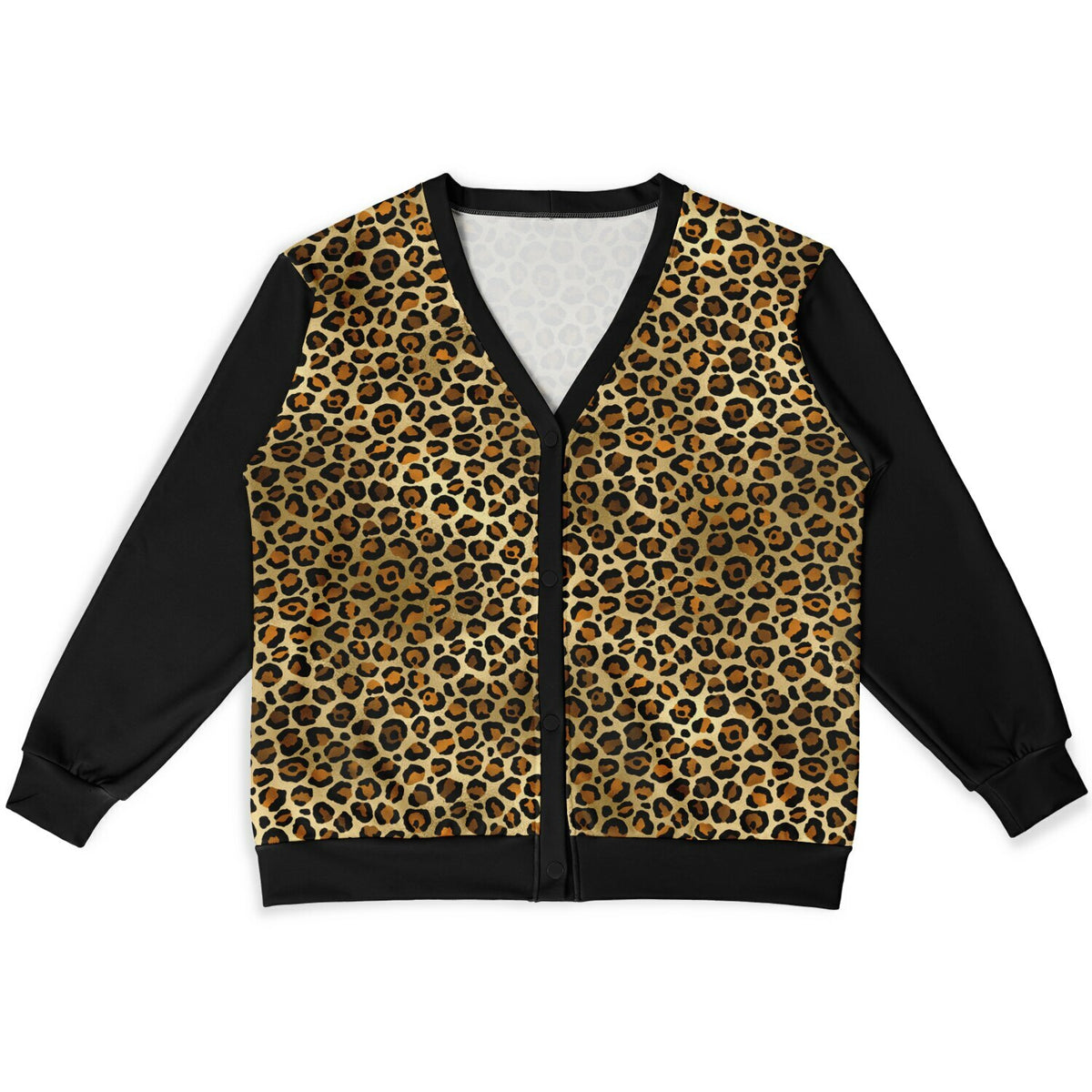 Unisex Punk Cardigan Leopard Print