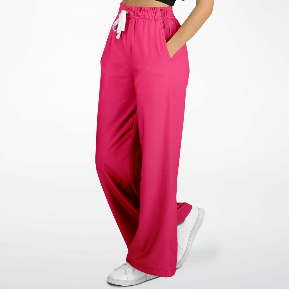 Wide Legged Flare Festival Pants, Scarlet Ombre Hippie Pants