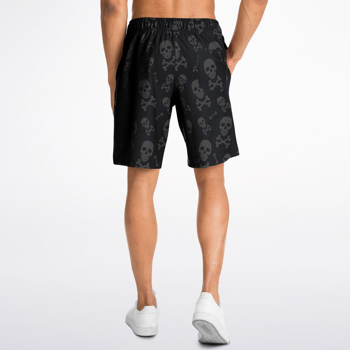 Skull and crossbones long shorts