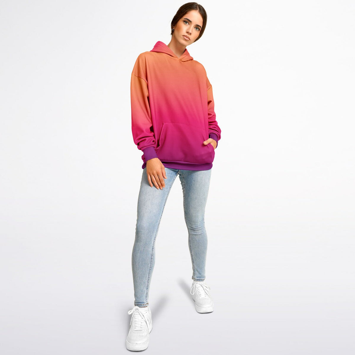 Sunset Ombre Heavyweight Oversized Hoodie
