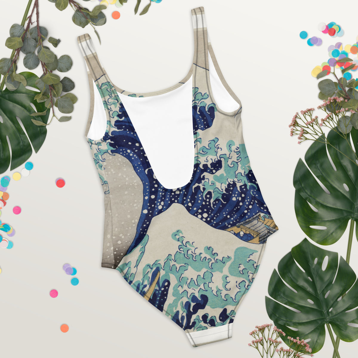 One-Piece Swimsuit - The Great Wave