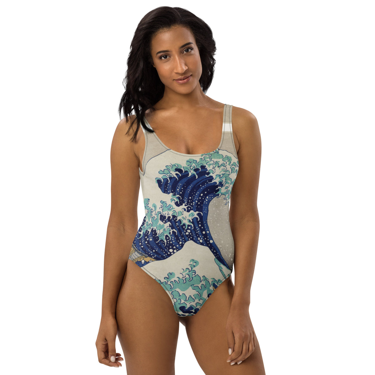 One-Piece Swimsuit - The Great Wave