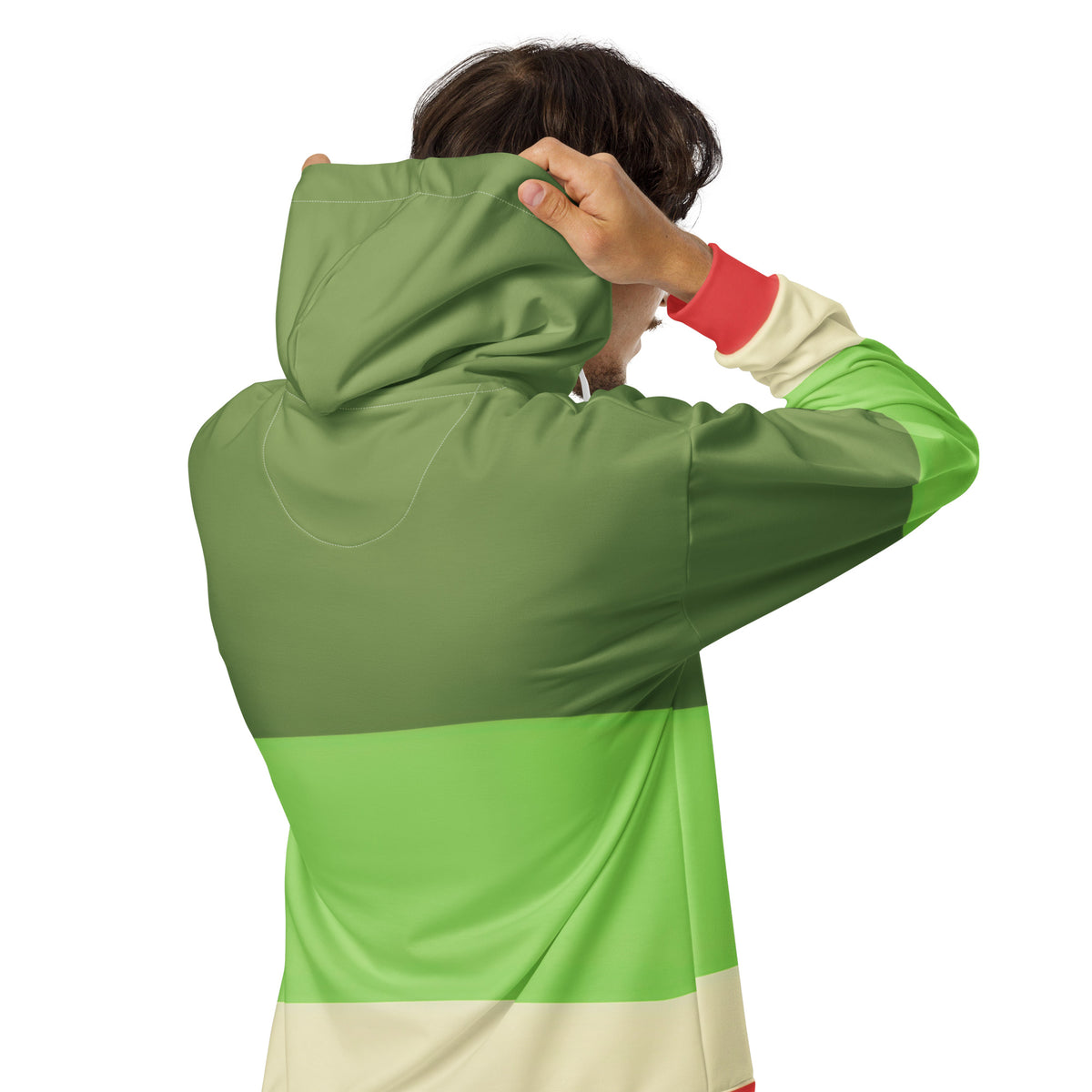 Heavy-weight Zip Hoodie Colour Block