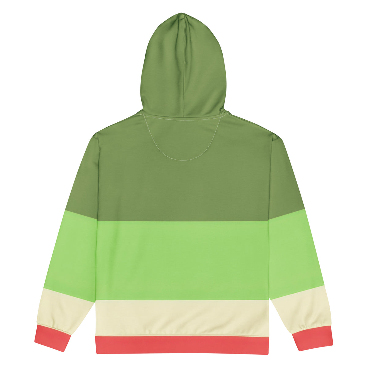 Heavy-weight Zip Hoodie Colour Block