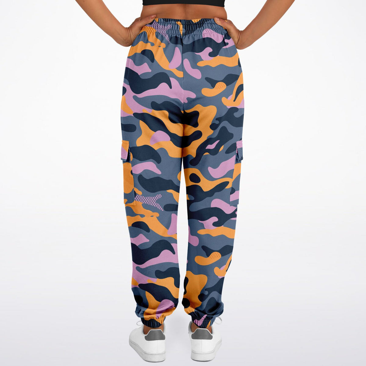 Y2K Urban Camo Sportliche Cargo-Jogginghose - AOP 