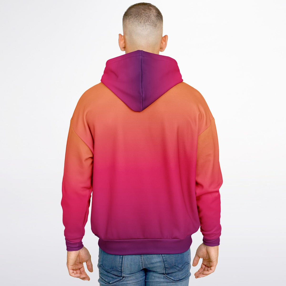 Sunset Ombre Heavyweight Oversized Hoodie