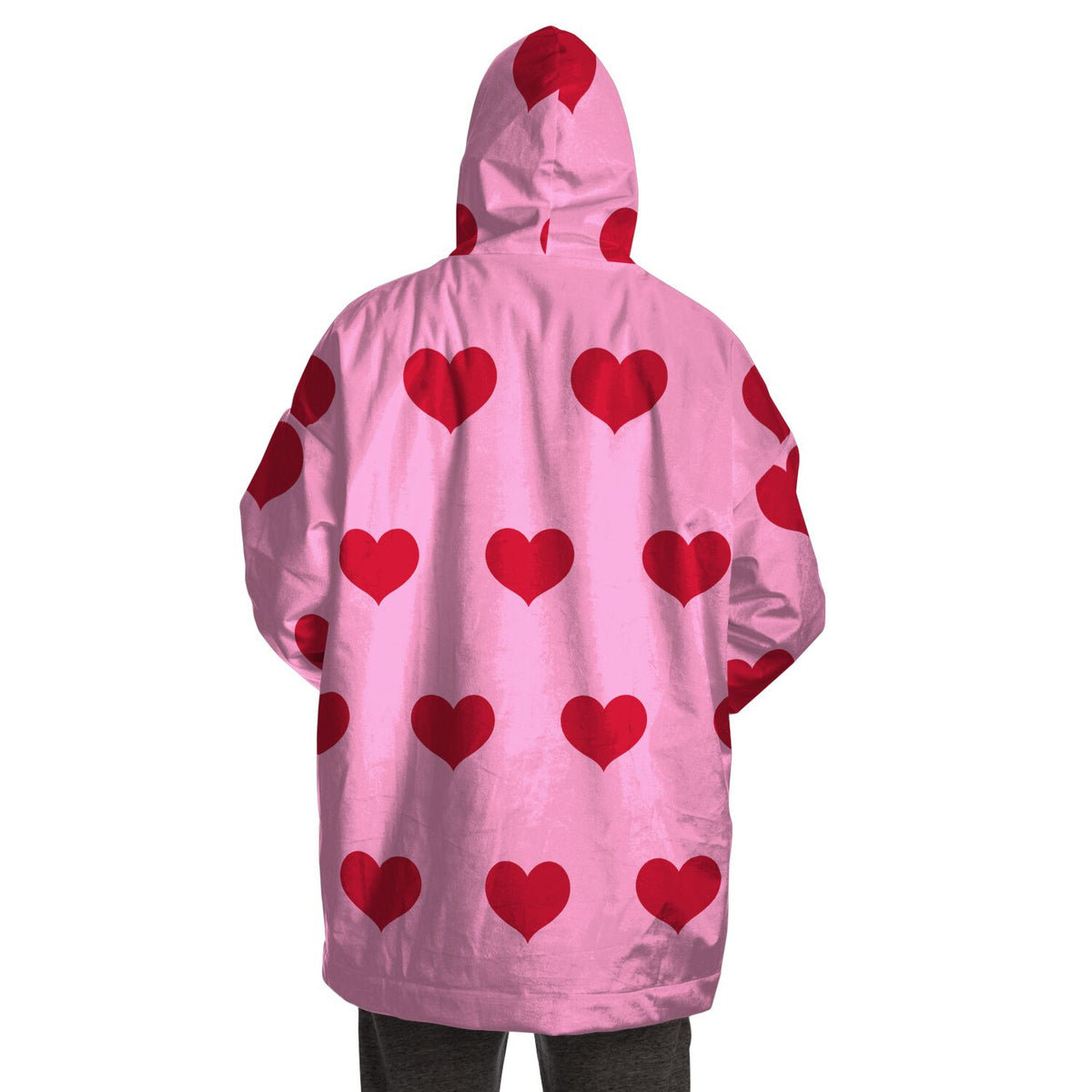 Harajuku Hearts Snug Hoodie, Blanket Hoodie, Rave Hoodie, Festival Hoodie, Loungewear