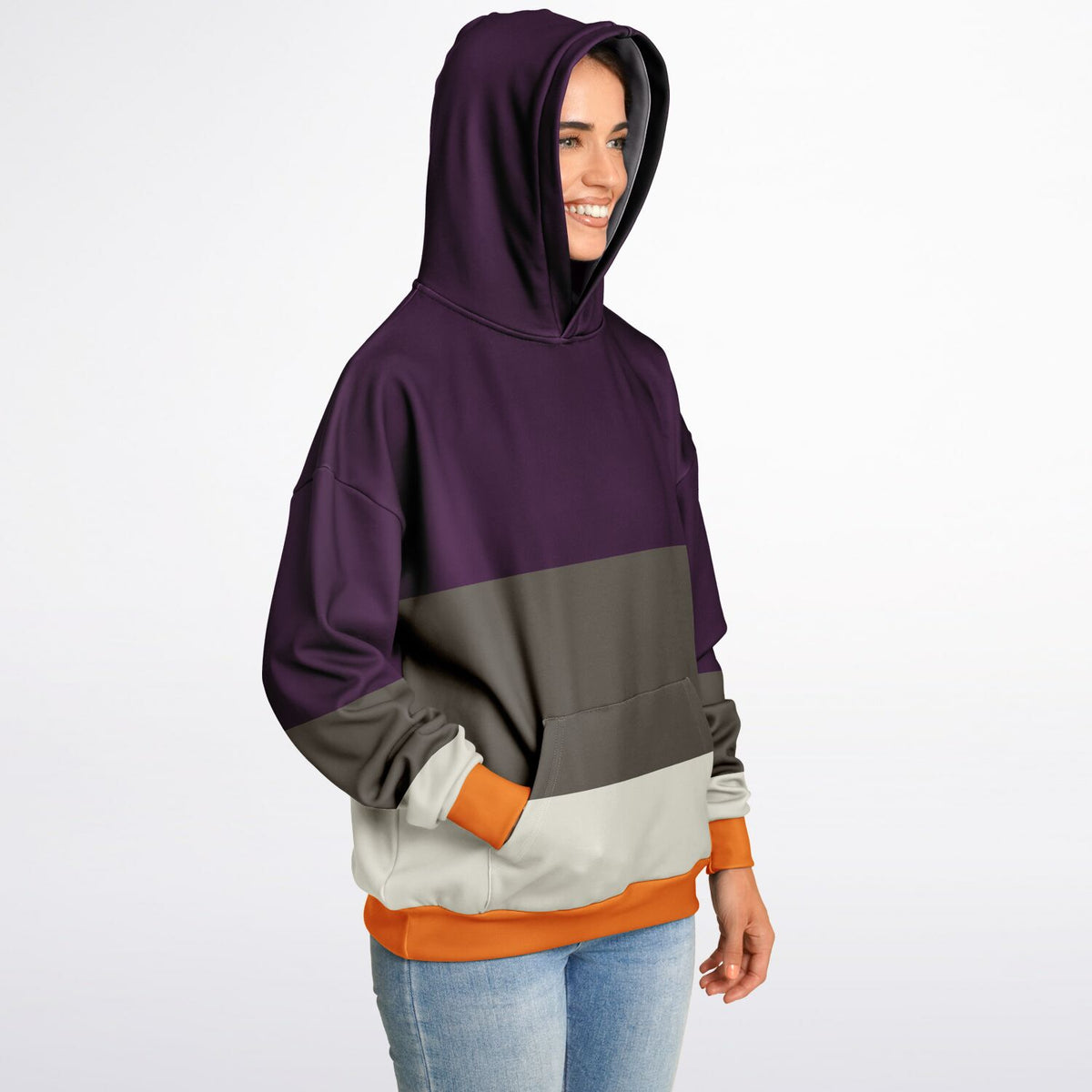 Heavyweight Oversized Hoodie Colour Block