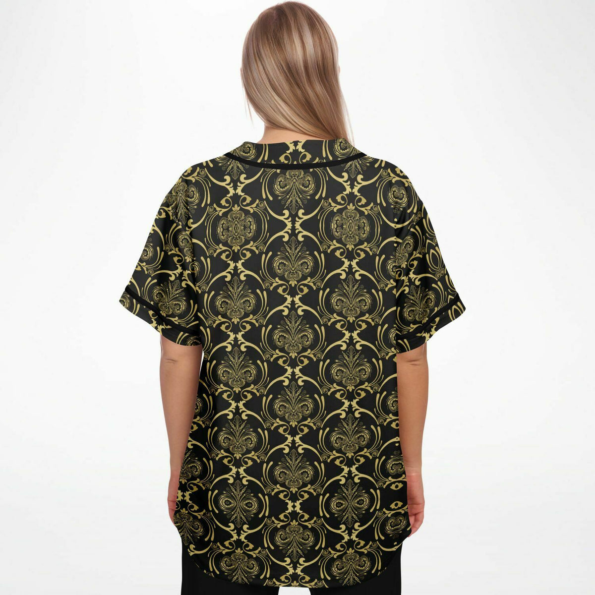 Art Deco Gold Baseball Jersey