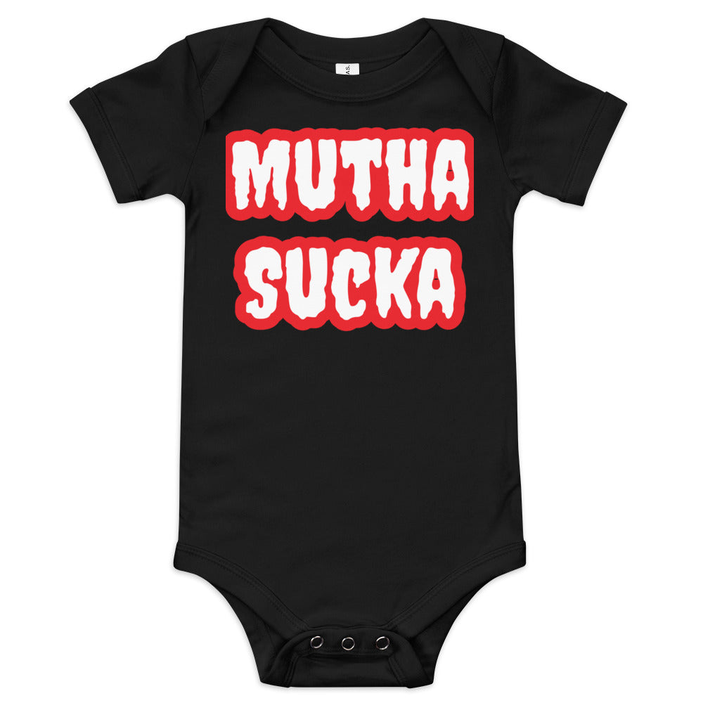 Mutha Sucka Baby Kurzarm-Einteiler