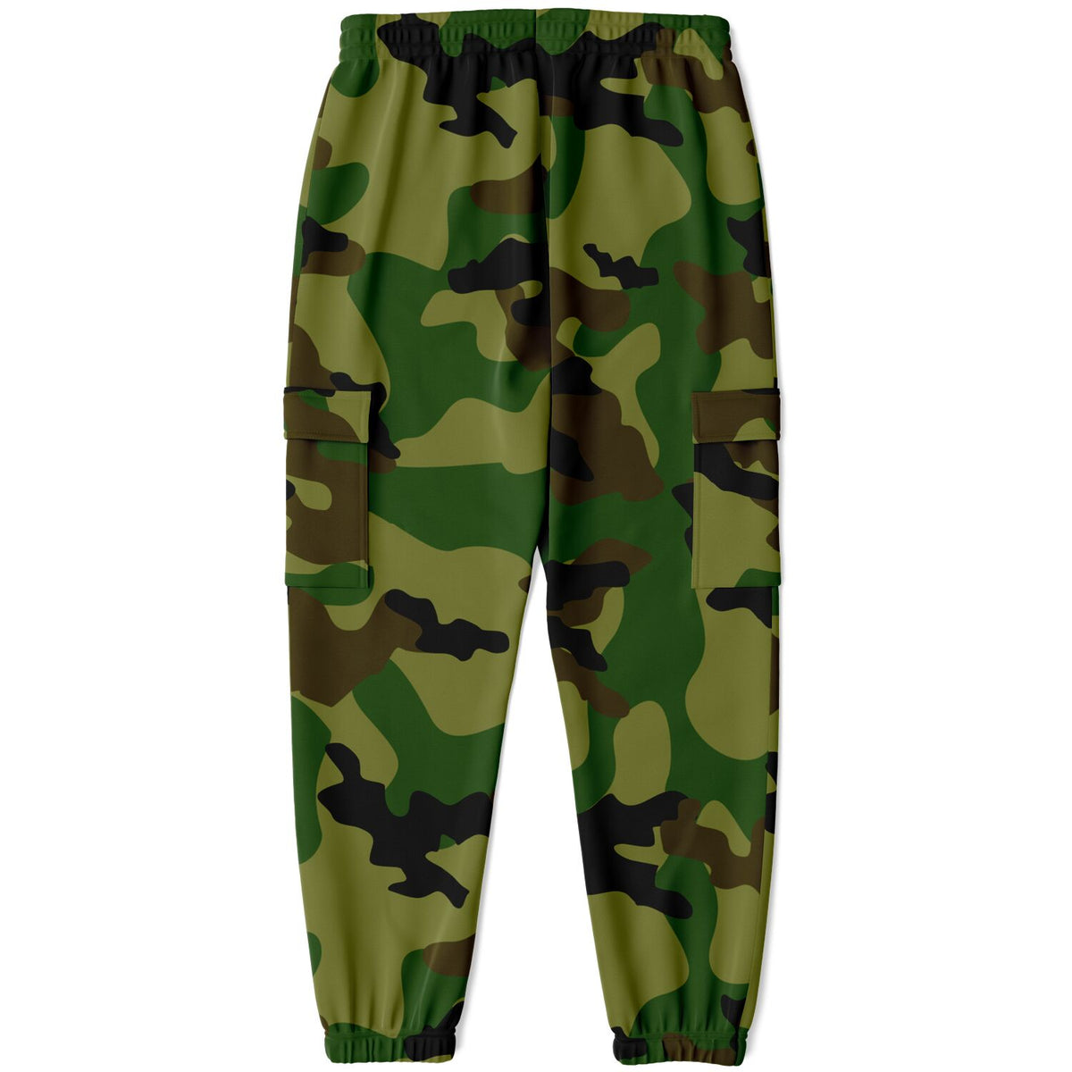 Green Camo Cargo Sweatpants