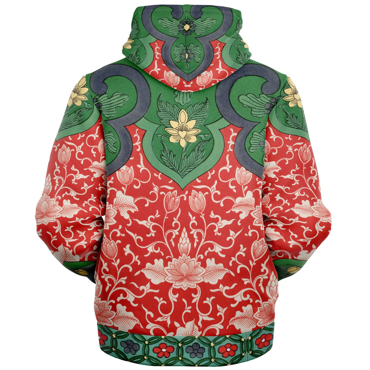 Art Nouveau Microfleece Ziphoodie - Owen Jones