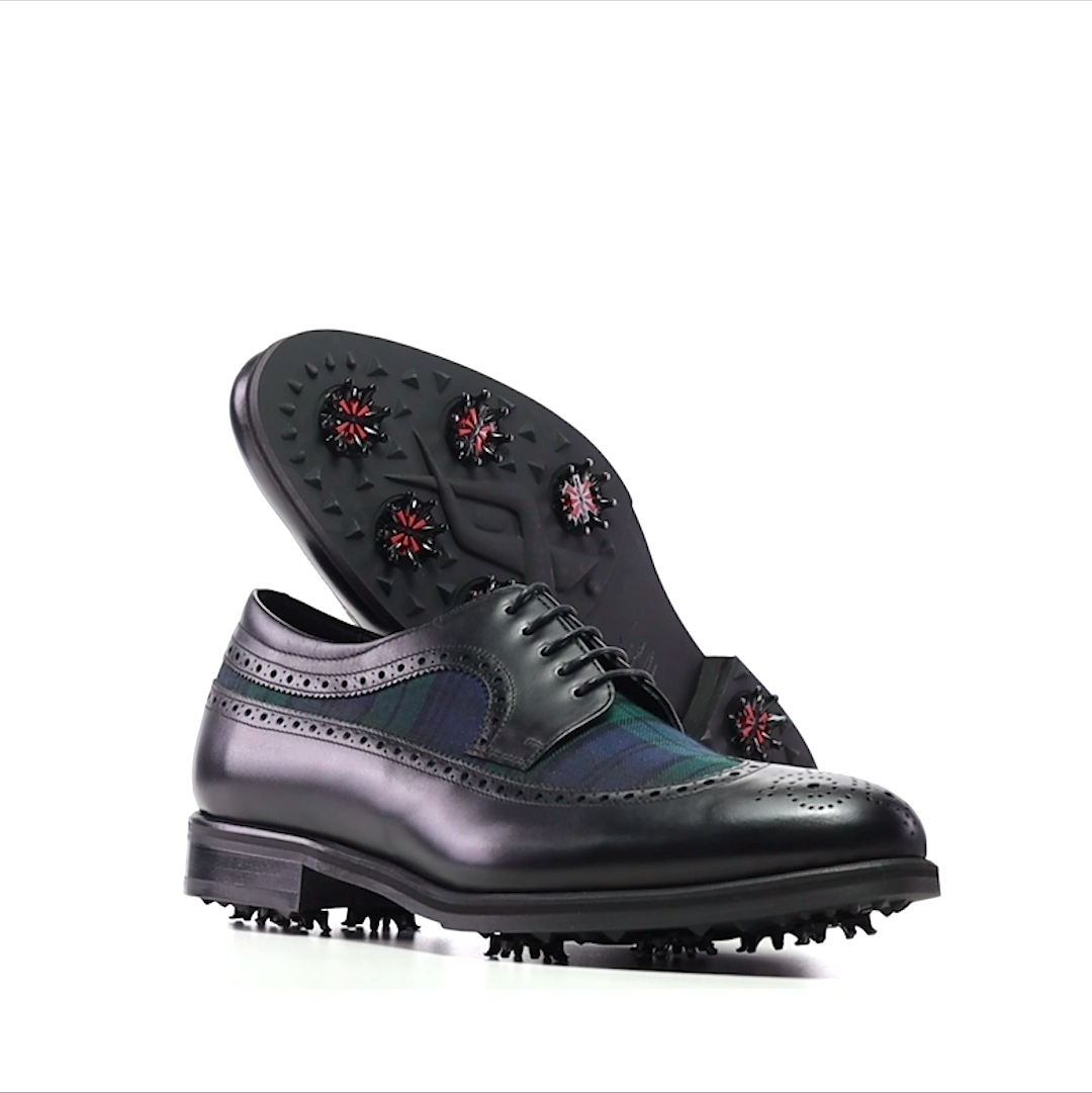 Handmade Golf Shoes The Black Watch