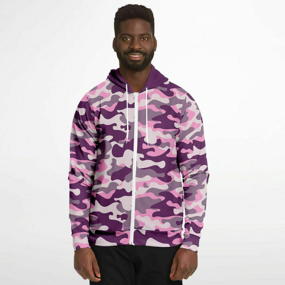 Urban Camo Zip-Up Hoodie