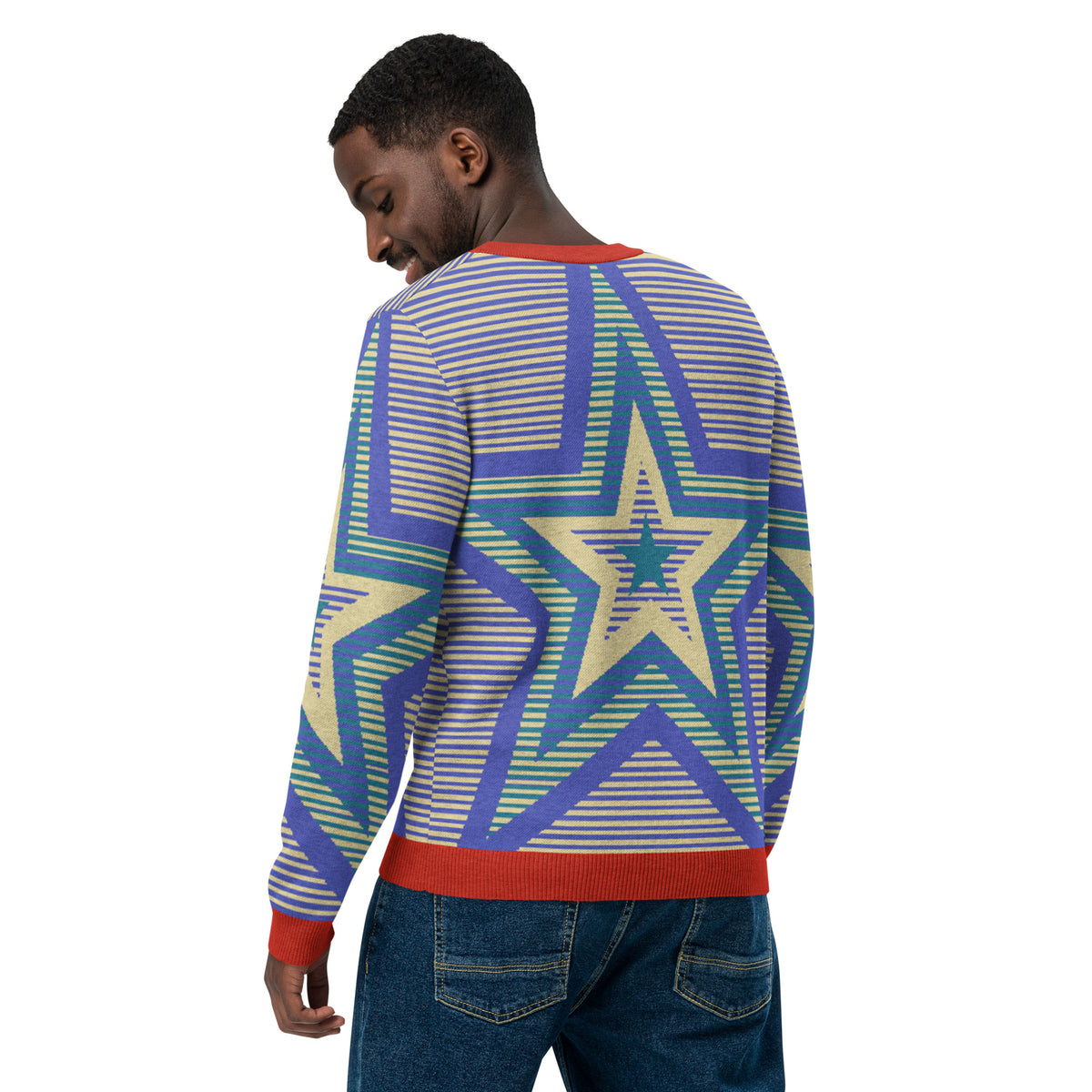 Retro Star Sweater