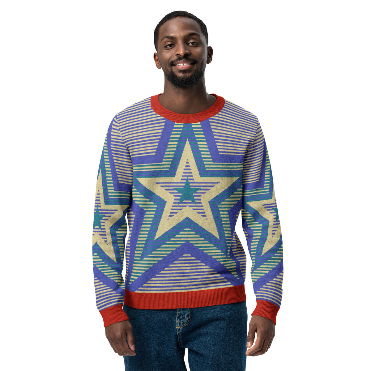 Retro Star Sweater