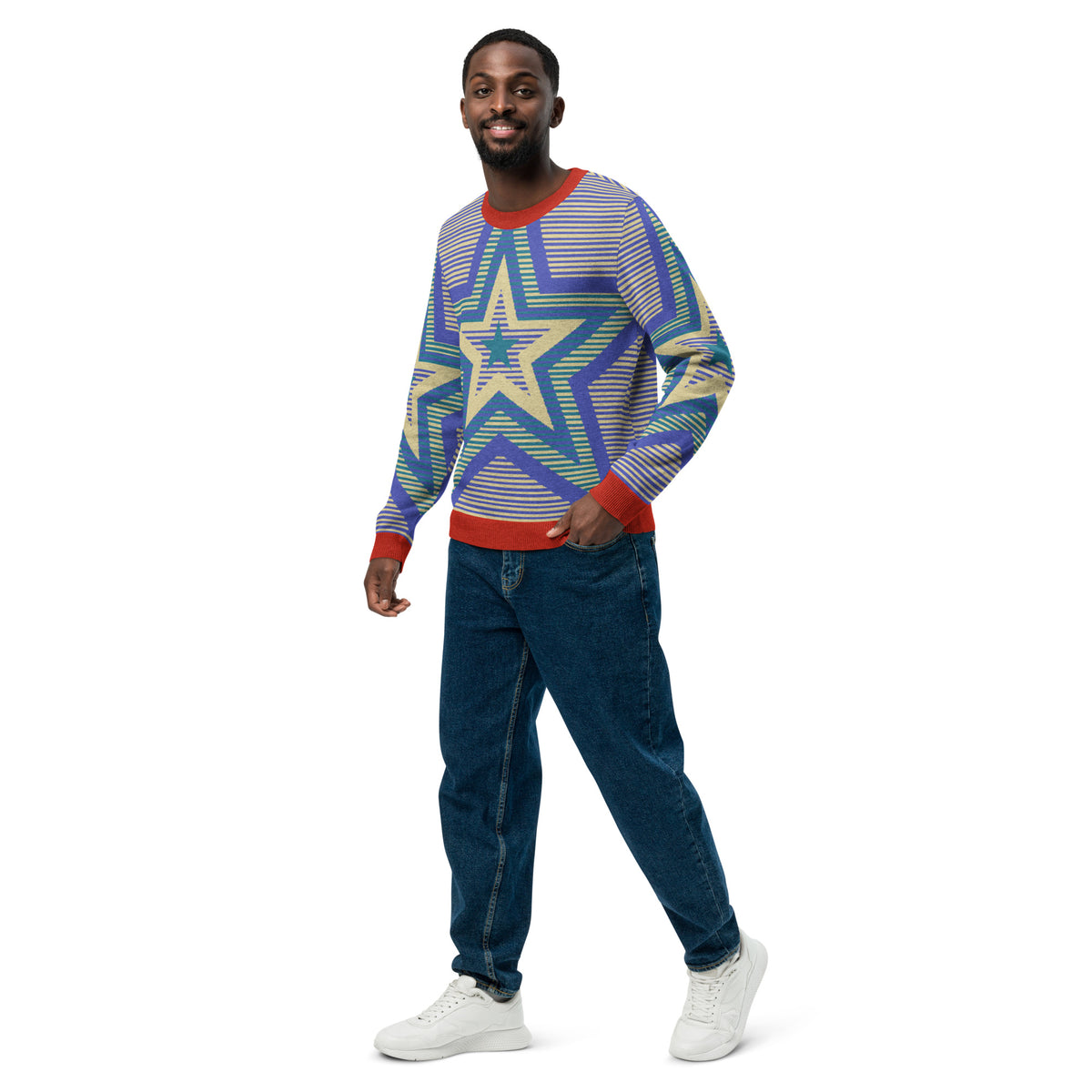 Retro Star Sweater