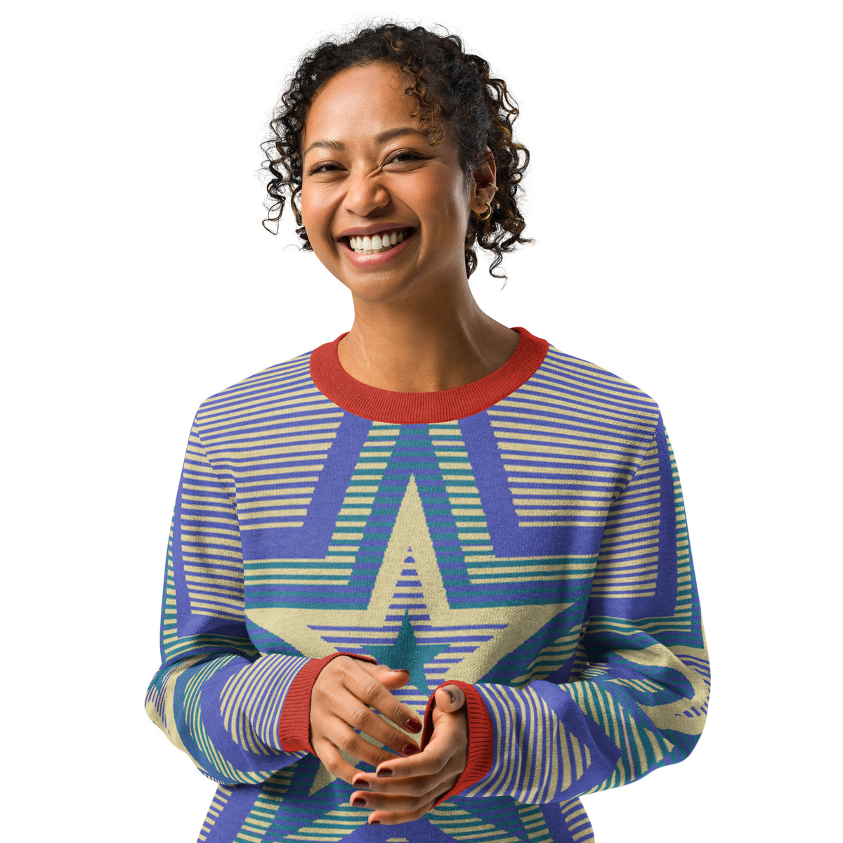 Retro Star Sweater