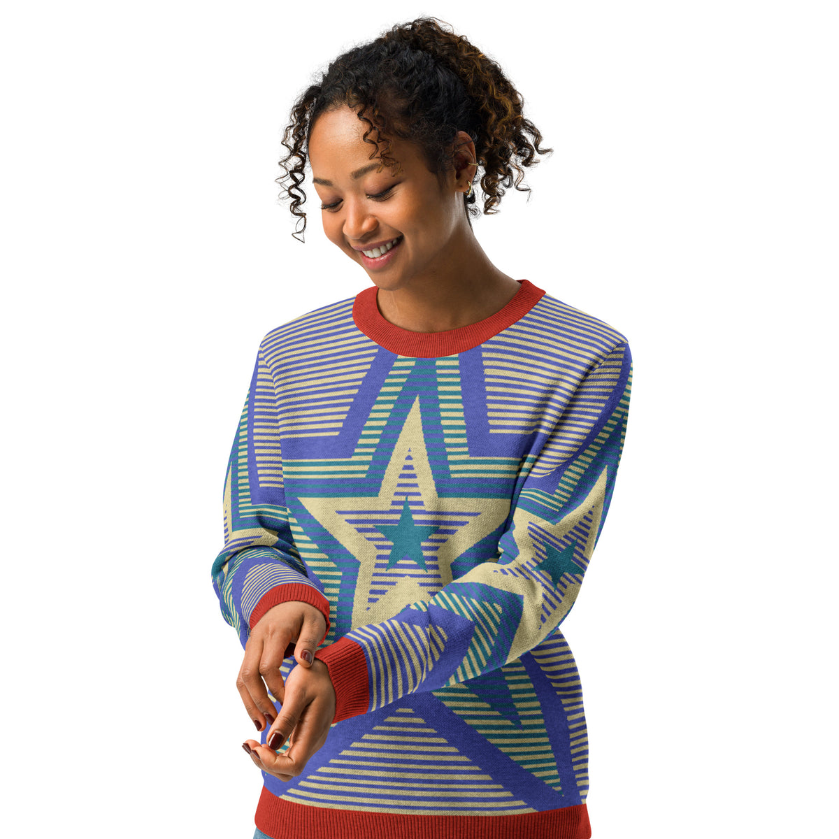 Retro Star Sweater