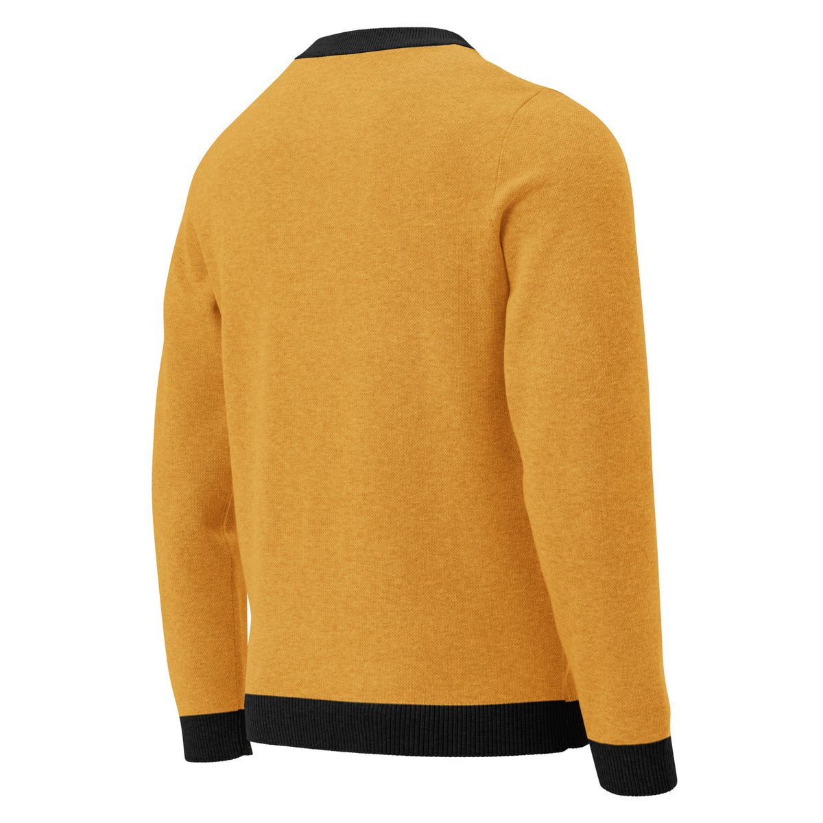 Bird Graphic Knit Sweater – Mustard Yellow Retro Unisex Jumper