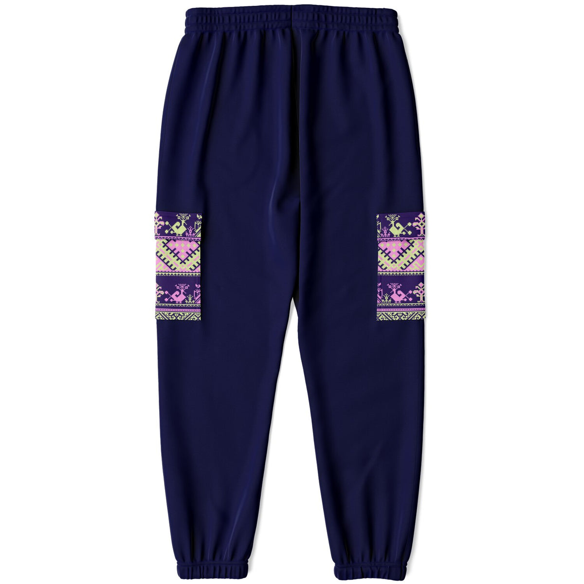 Cargo Sweatpants - AOP Purple Nordic Pockets