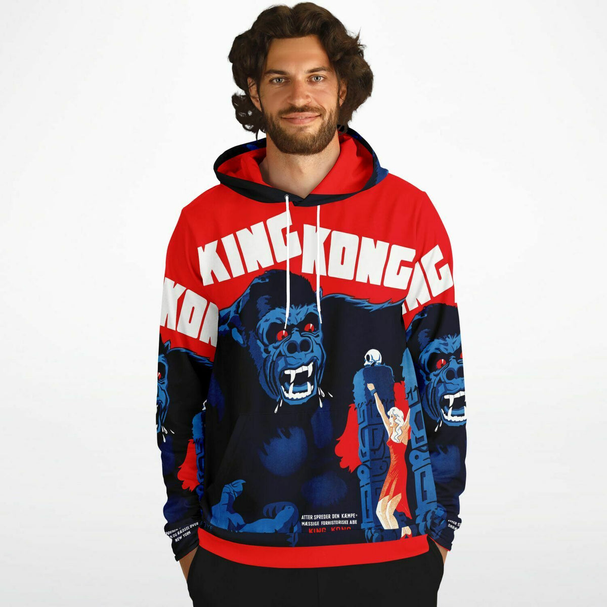 King Kong Retro Hoodie Feat Vintage Graphics