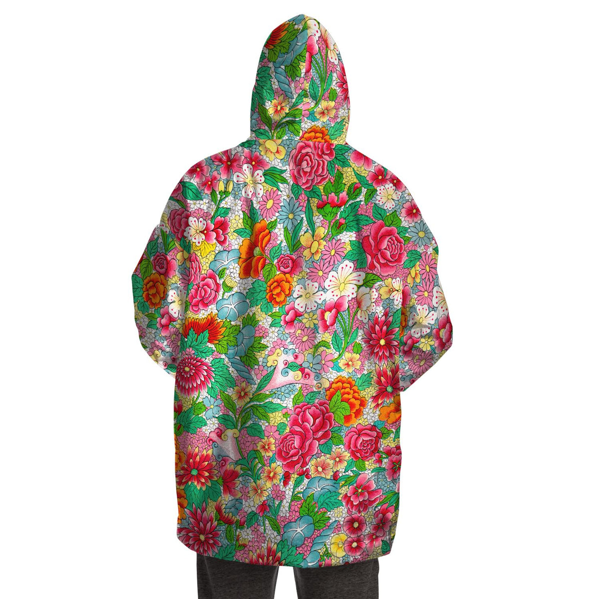 Art Nouveau Wearable Blanket Snug Hoodie - Museum Collection Digby