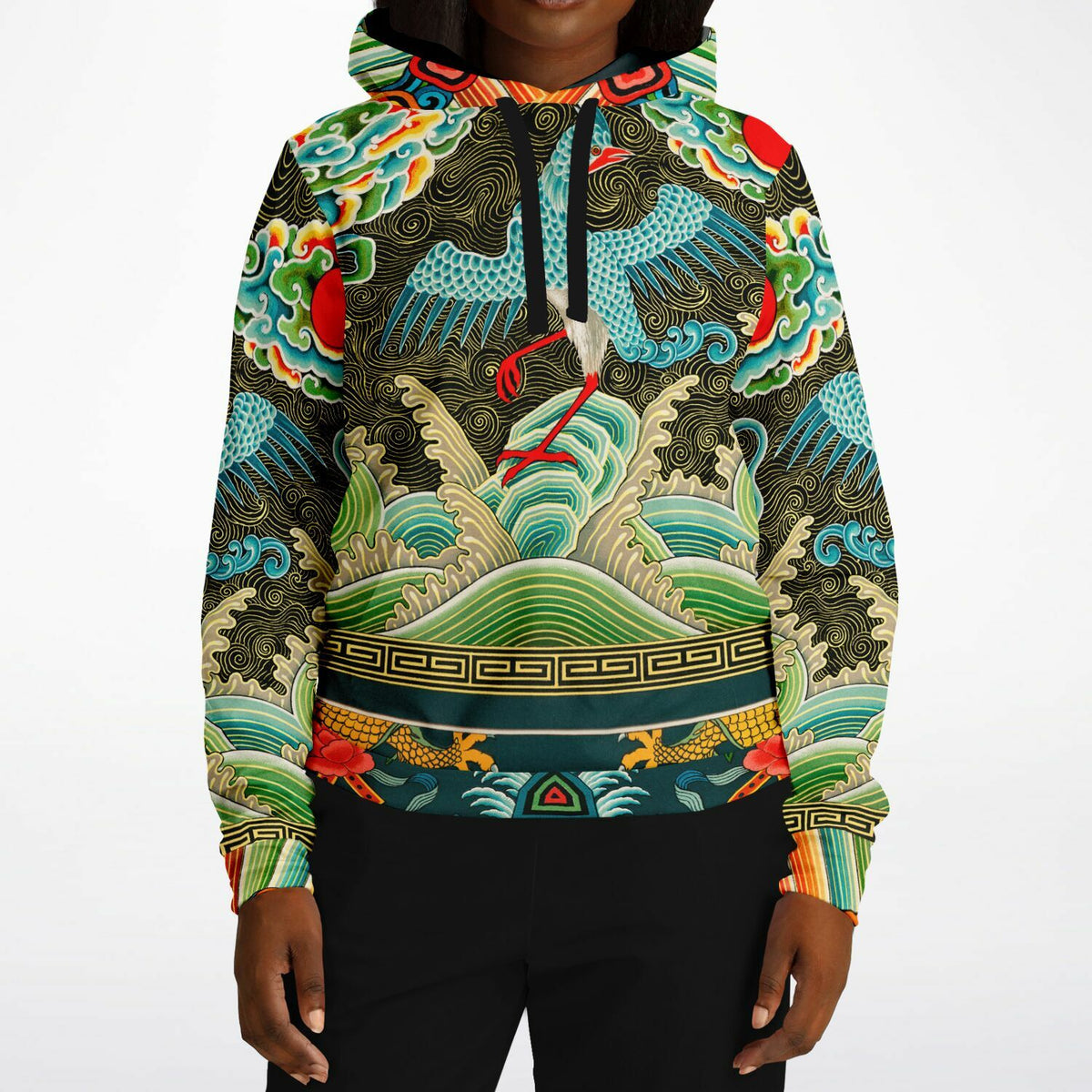 Chinese Crane Unisex Hoodie (Museum Collection)