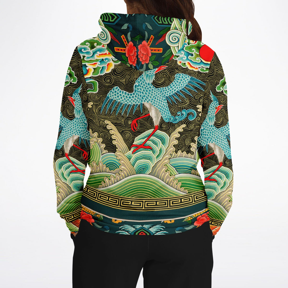 Chinese Crane Unisex Hoodie (Museum Collection)